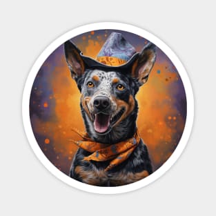 Halloween Australian cattle dog Magnet